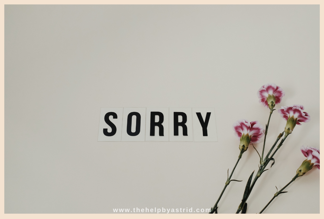 Why A Good Apology Is Important And How To Make One – The Help